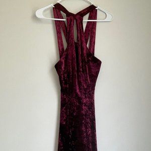 Maroon Altar'd State Mini/Midi Dress
